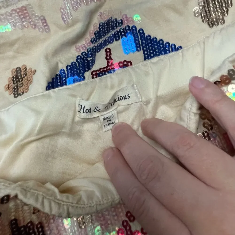 hot delicious excellent sequin
